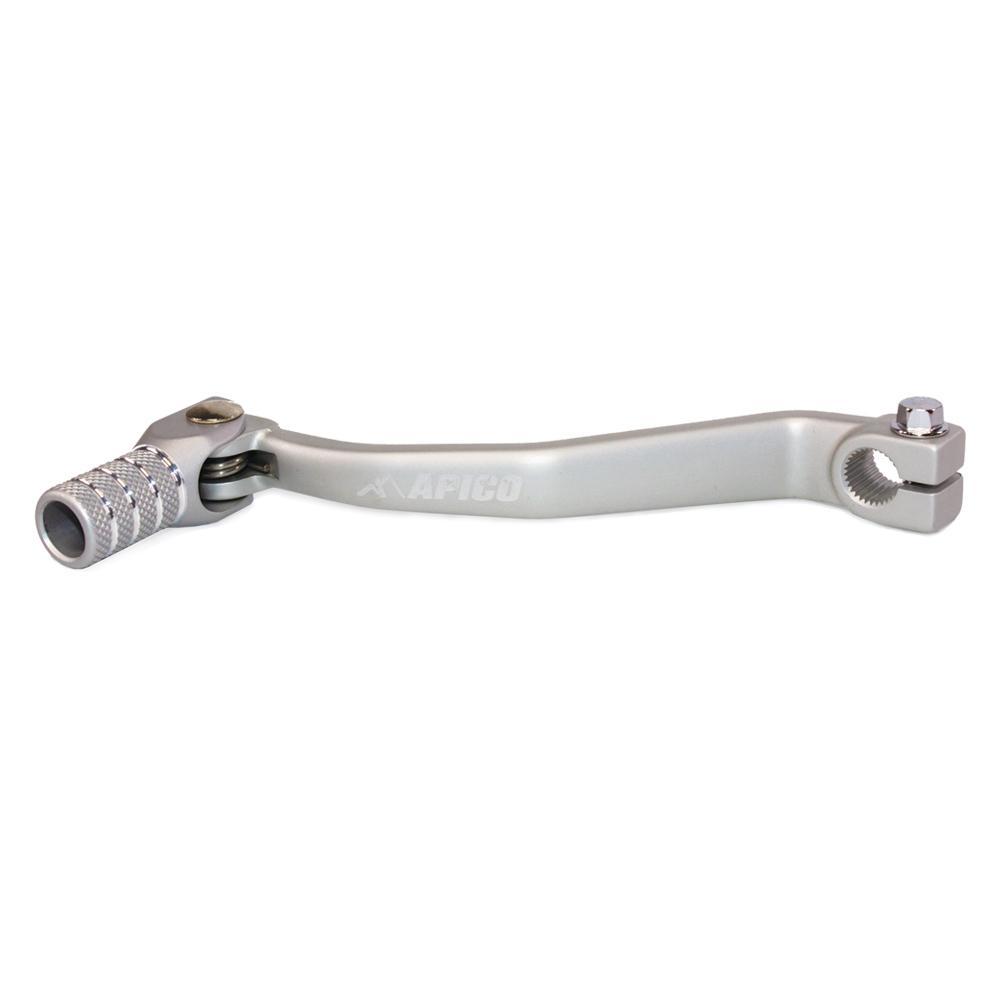 Apico Silver Gpf131 - Forged Gear Pedal For Honda Crf250l 2013-2021, Crf300l 2021-2023