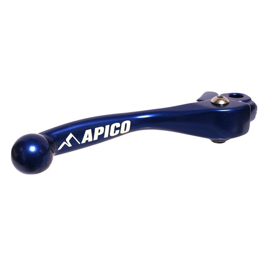LEB23 ELITE BU - Apico Elite Brake Lever For Suzuki RM85 2005-2025, Kawasaki KX 2000-2026, KXF 2004-2012, Yamaha YZ 65/85 2001-2025, YZ 125/250 2001-2007 Blue