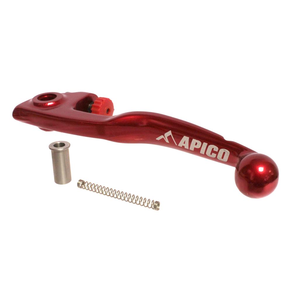 LEC53 ELITE+ADJ RD - Apico Brembo Elite Clutch Lever For Gas Gas MC125 2021-2023, MC250 2022-2023, MC250F 2021-2023 Red