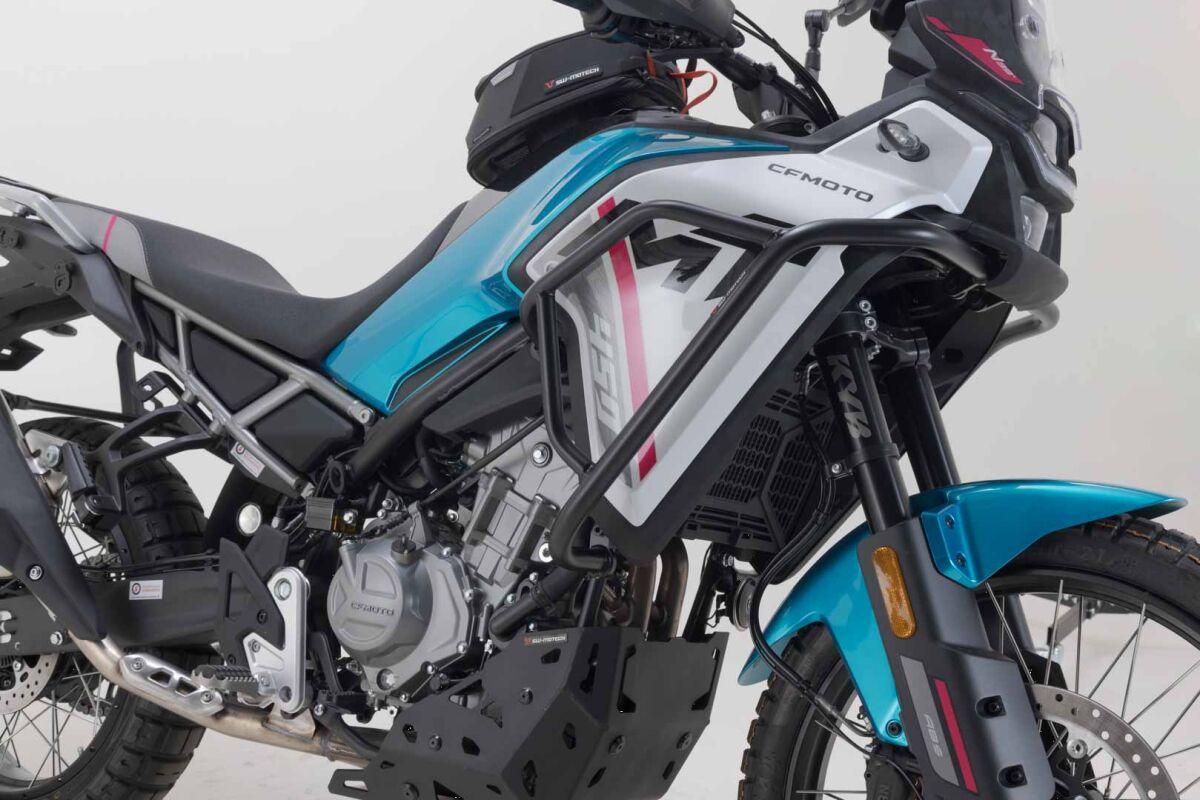 Sw Motech Black/Powder-Coated Sbl.10.625.10000/B - Crash Bars For Cf Moto Mt 450 2024-2025