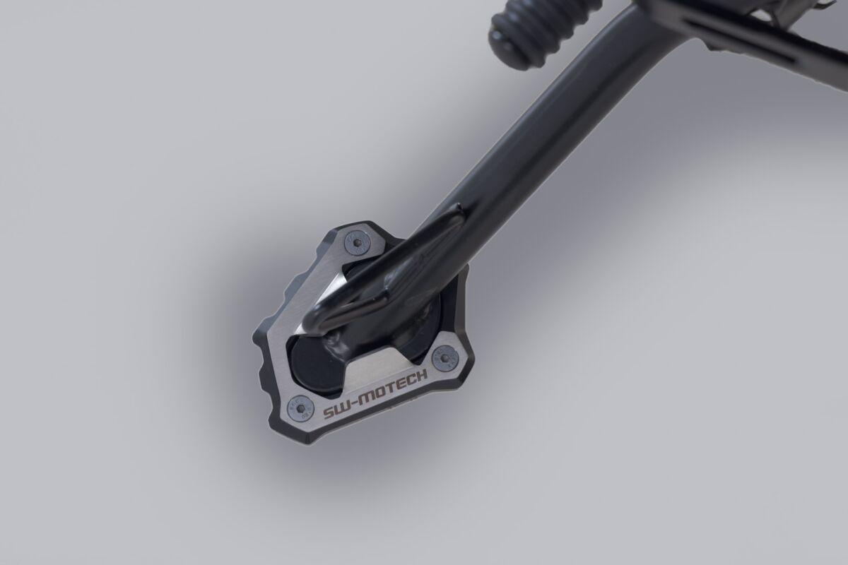 STS.11.929.10100 - SW Motech Side Stand Foot Extension For Triumph Scrambler 1200 X 2025-2026 - Black/Silver