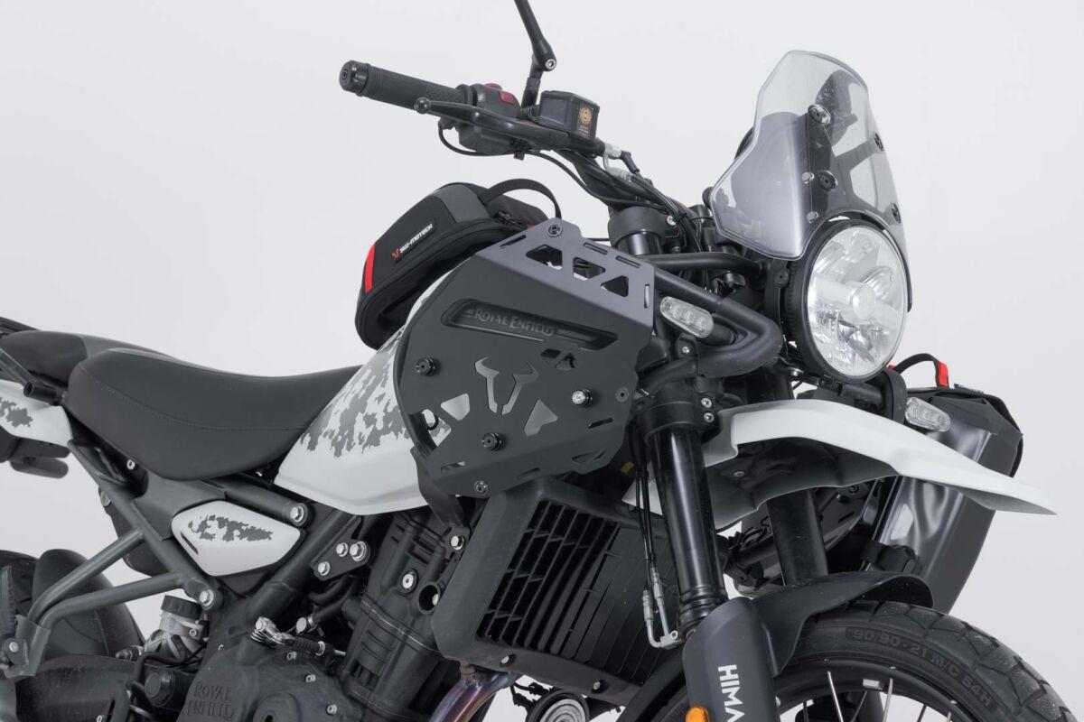 HTA.41.620.11100 - SW Motech SLC Right Side Carrier For Original Crash Bars For Royal Enfield Himalayan 450 2024-2025 - Black