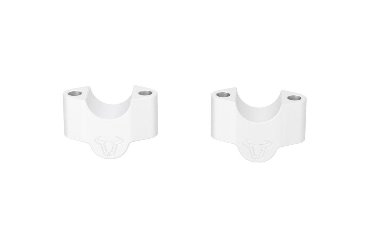 LEH110391060030S - SW Motech Handlebar Risers For Triumph Tiger 900 GT 2023-2024 30 mm (1-3/16") - Silver