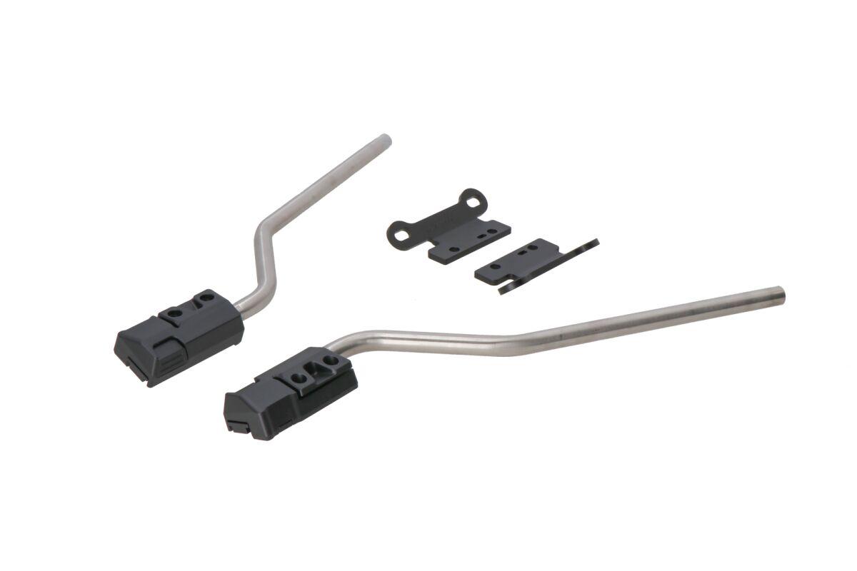 HTA.06.740.86800/B - SW Motech Blaze Panniers Spacer Bars For Yamaha MT-125 2019-2025 - Black/Silver