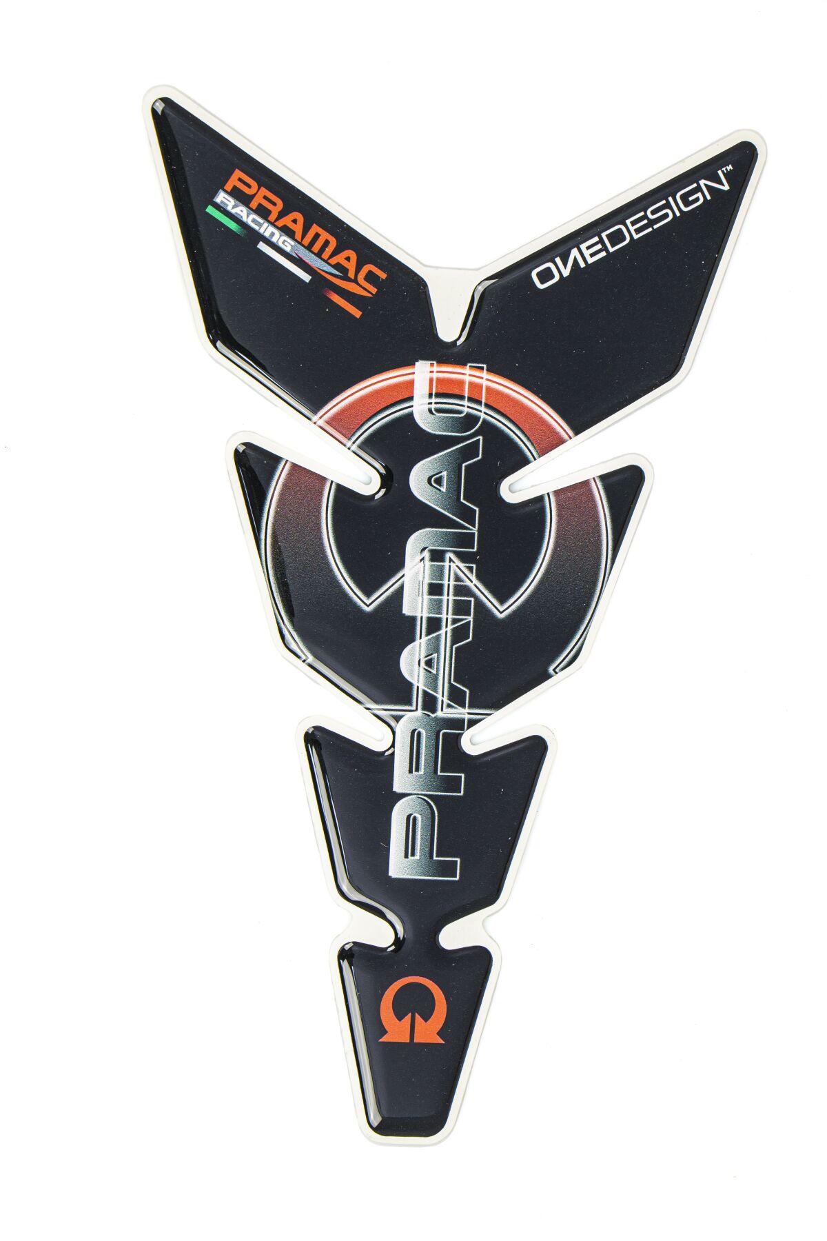 CGMOSPRAP - Onedesign Resin/Soft Touch Tank Pad - Pramac Black/Orange