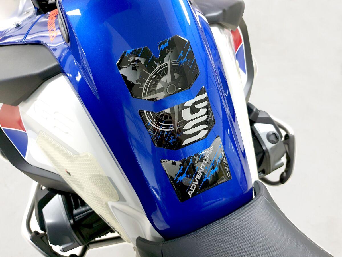 CGGS2PP - Onedesign Resin/Soft Touch Tank Pad For BMW R 1200 GS 2006-2019 - Black/Blue/Carbon/Grey