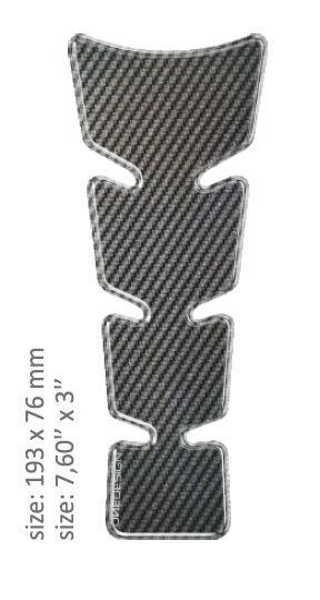 CGSLICP - Onedesign Resin/Soft Touch Tank Pad For Yamaha YZF-R1 1000 1998-2014 - Carbon Fibre