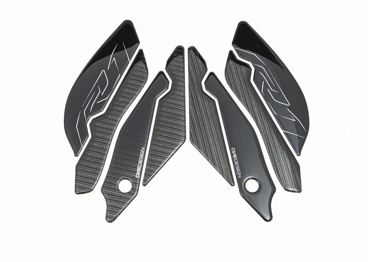 SIDER5P - Onedesign Side Protection For Yamaha YZF-R1 1000 2020-2024 - Black/Grey