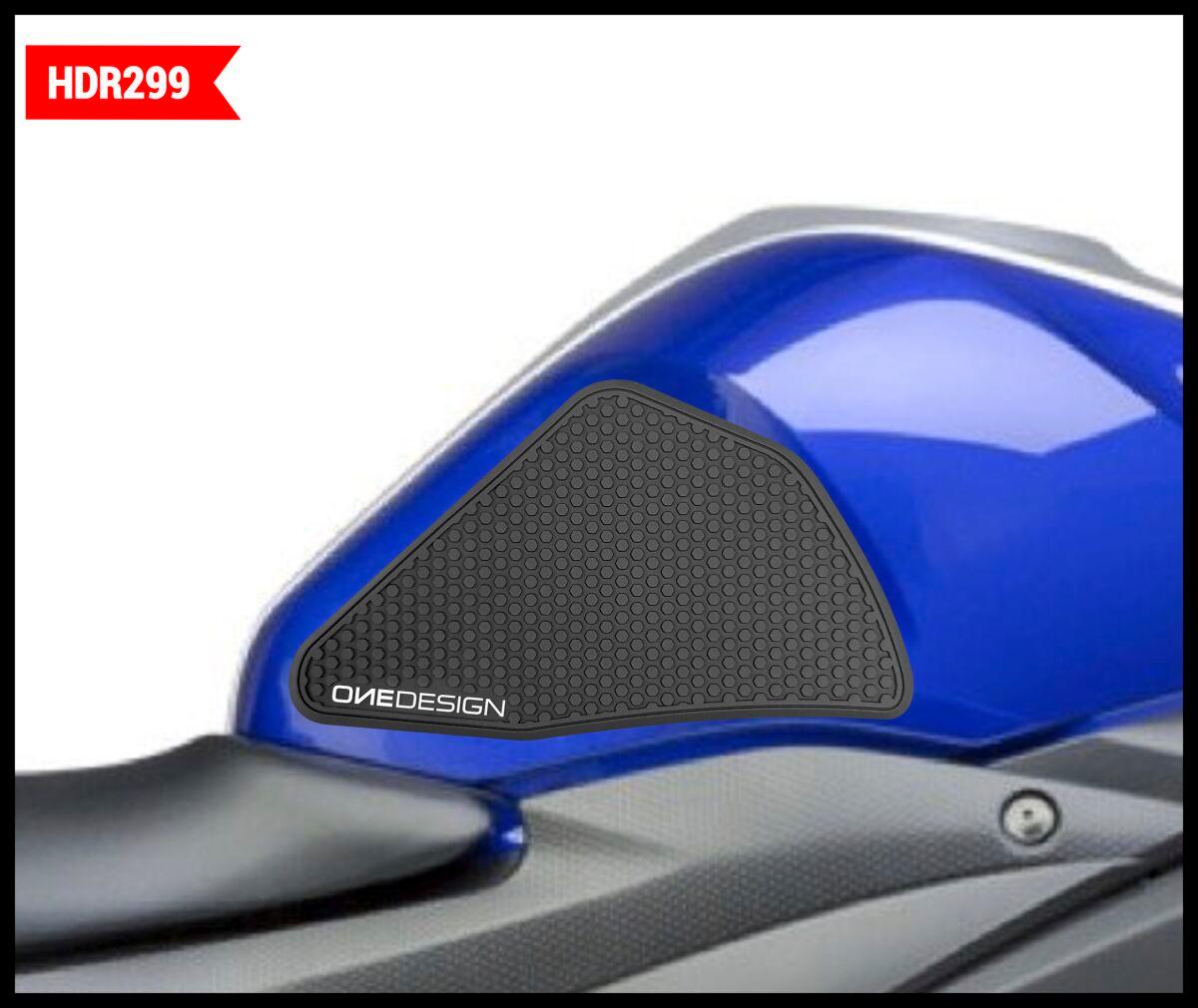 HDR299 - Onedesign Tank Grip Kit For Yamaha YZF-R3 2015-2016 - Black