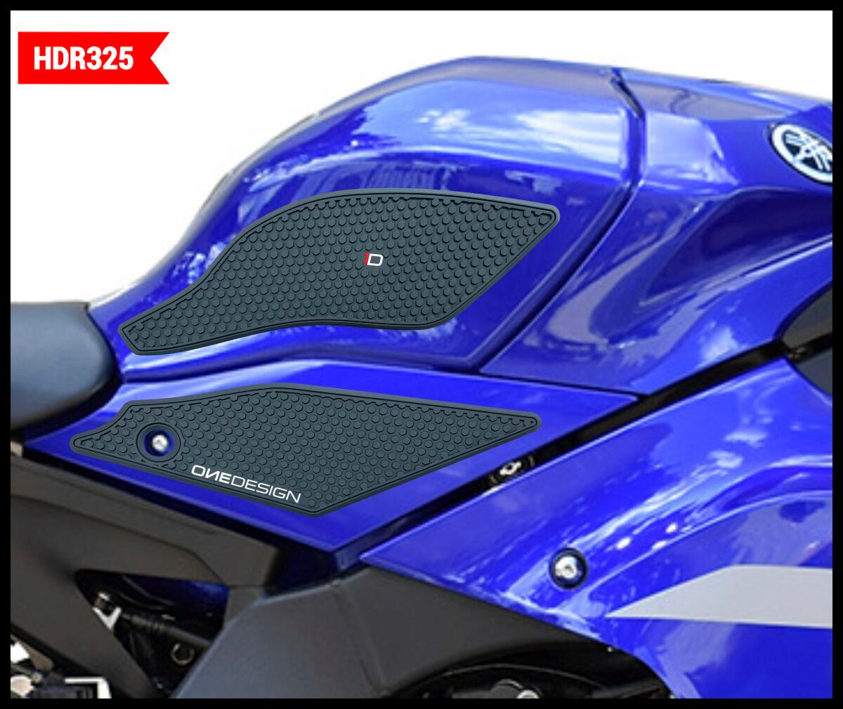 HDR325 - Onedesign Tank Grip Kit For Yamaha YZF-R1 1000 2020-2022 - Black