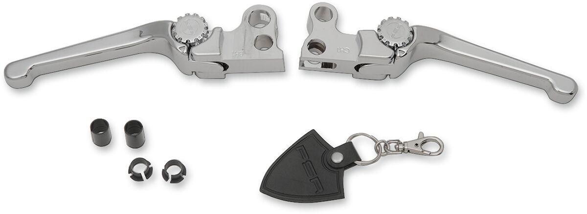 12-00651-20 - PSR Anthem Adjustable Lever Set For Harley Davidson FLD 1690 2012-2013 - Chrome