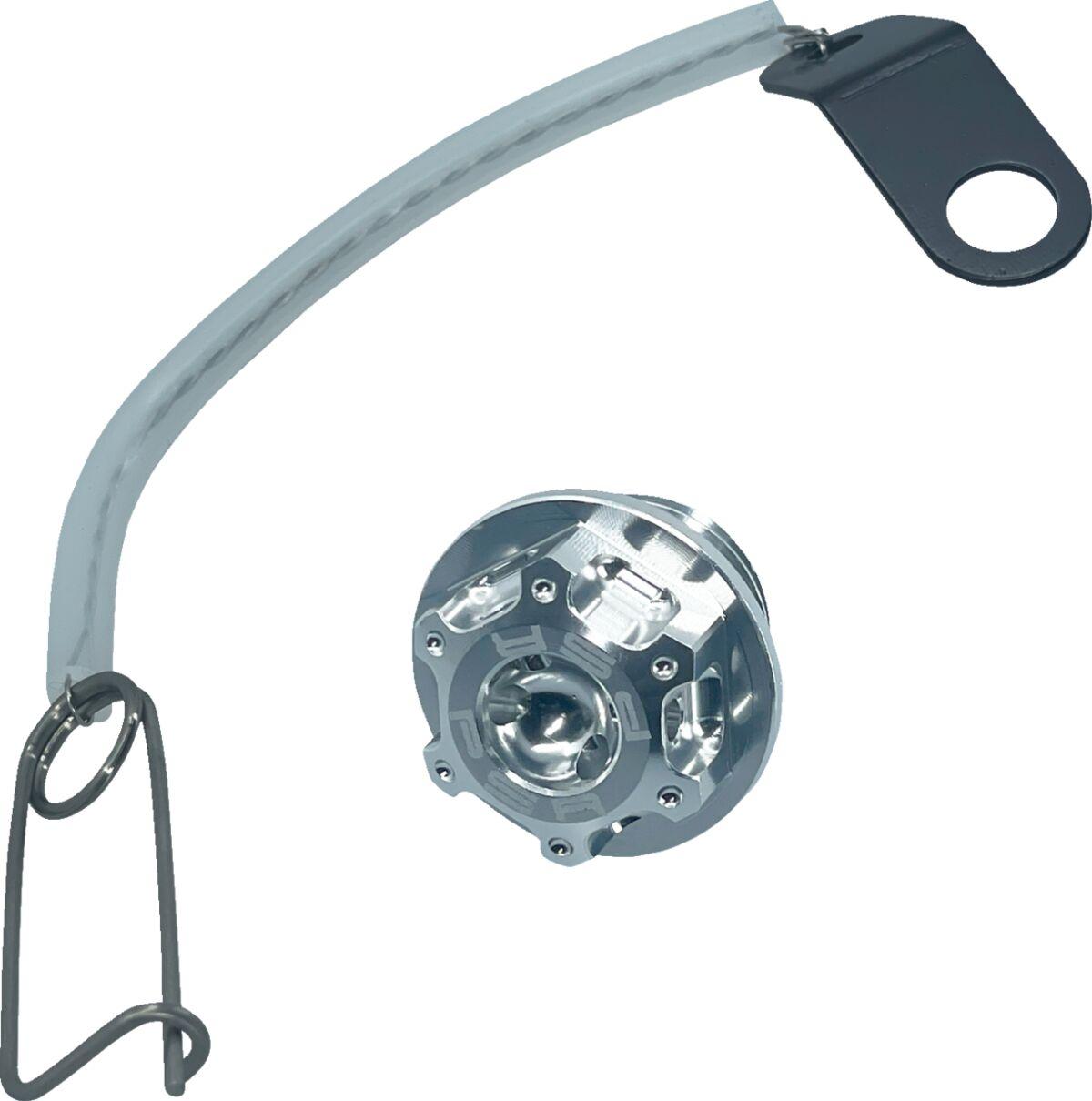 00-01313-21 - PSR Oil Filler Cap Kit For Yamaha FJR 1300 2003-2005 - Silver