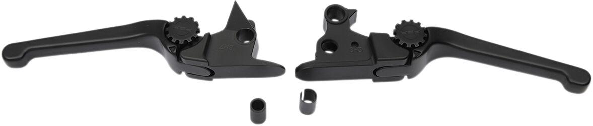 12-00656-22 - PSR Anthem Adjustable Lever Set For Harley Davidson FLDE 1750 2018-2019 - Black