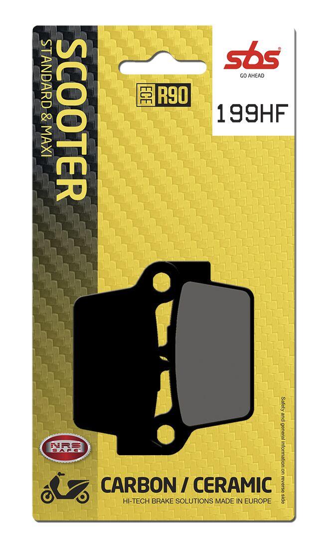 Sbs 199Hf - Hf Street Ceramic Organic Rear Brake Pads For Beta Rr 50 2010-2017