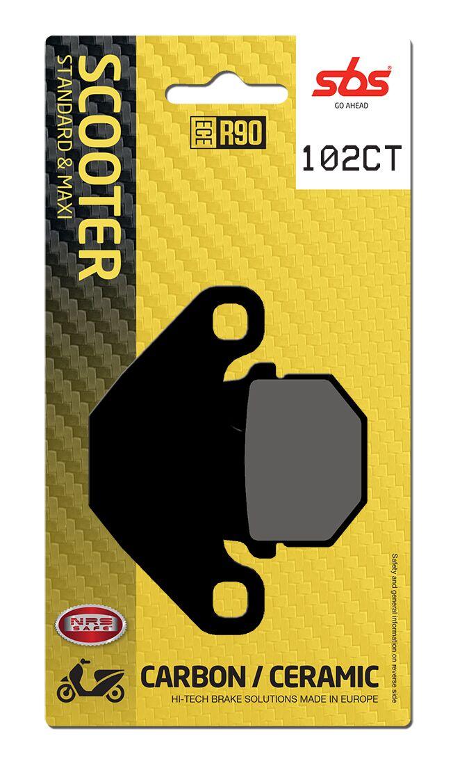 Sbs 102Ct - Carbon Tech Organic Front Brake Pads For Suzuki Ah 80 1992-1994