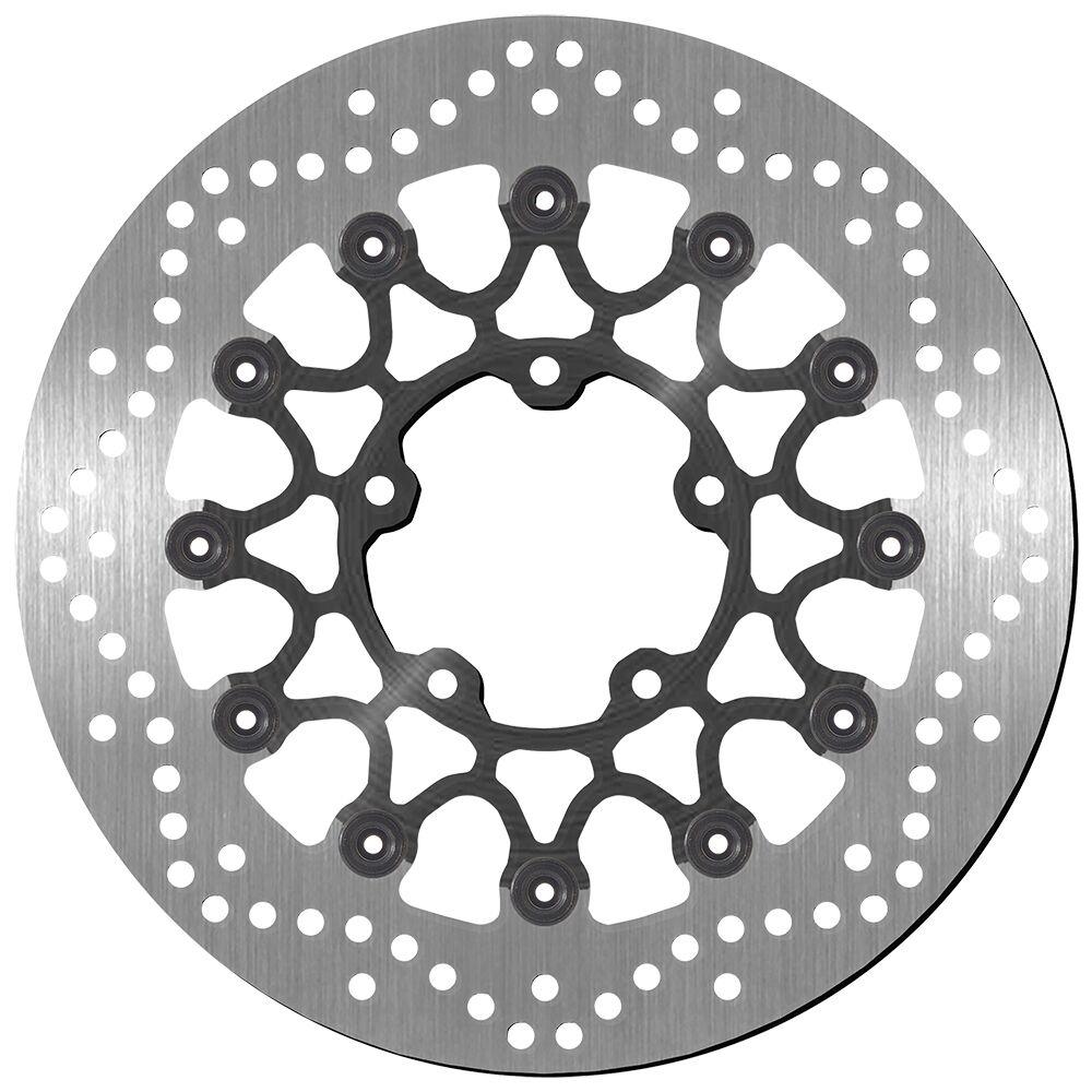 5039 - SBS Stainless Steel Front Brake Disc For Triumph Tiger 800 2011-2014 - Black/Silver