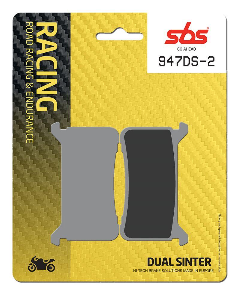 Sbs 947Ds-2 - Ds Dual Sintered Front Brake Pads For Honda Cbr 1000 Rr 2017-2019