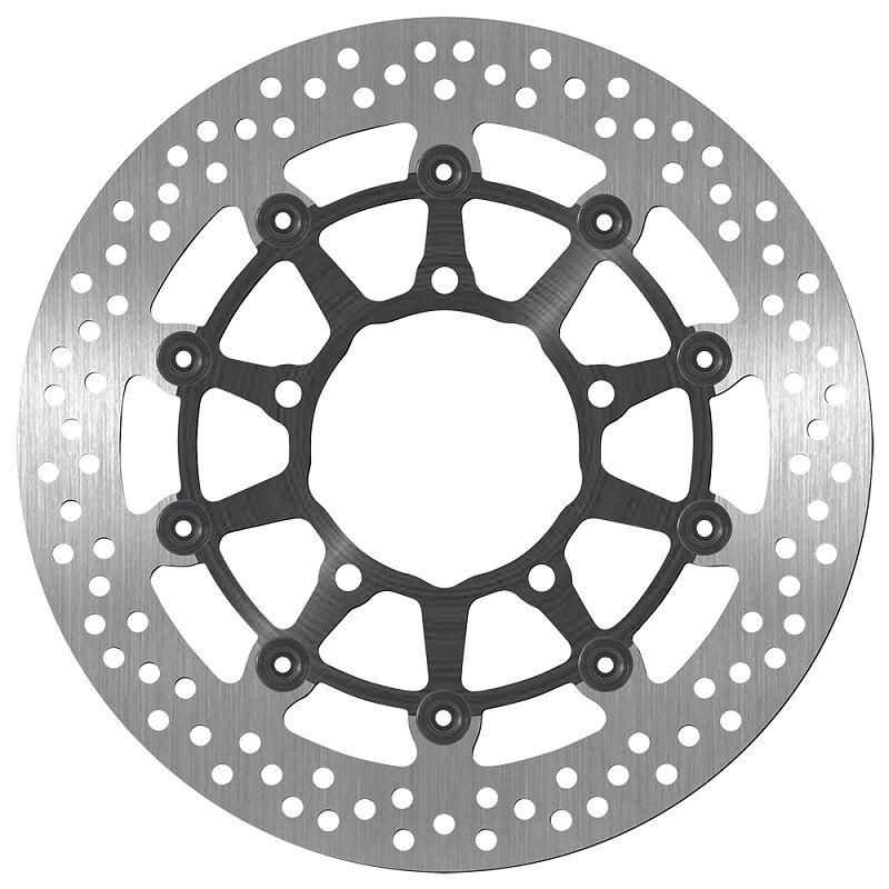 5012 - SBS Stainless Steel Front Brake Disc For Suzuki GSX-R 1000 2005-2008 - Black/Silver