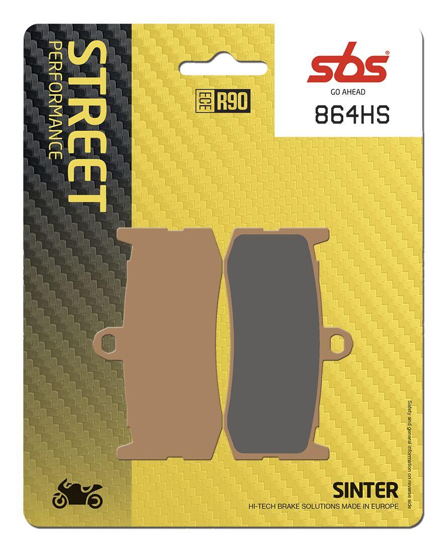 864HS - SBS HS Street Excel Sintered Front Brake Pads For Triumph Daytona 675 2009-2015