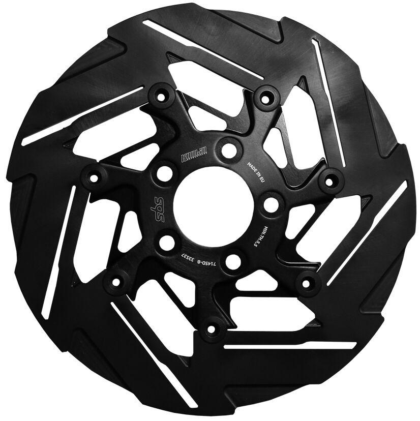 7145D-B - SBS Kodlin Brake Disc For Harley Davidson FLD 1690 2012-2013 - Black Rear