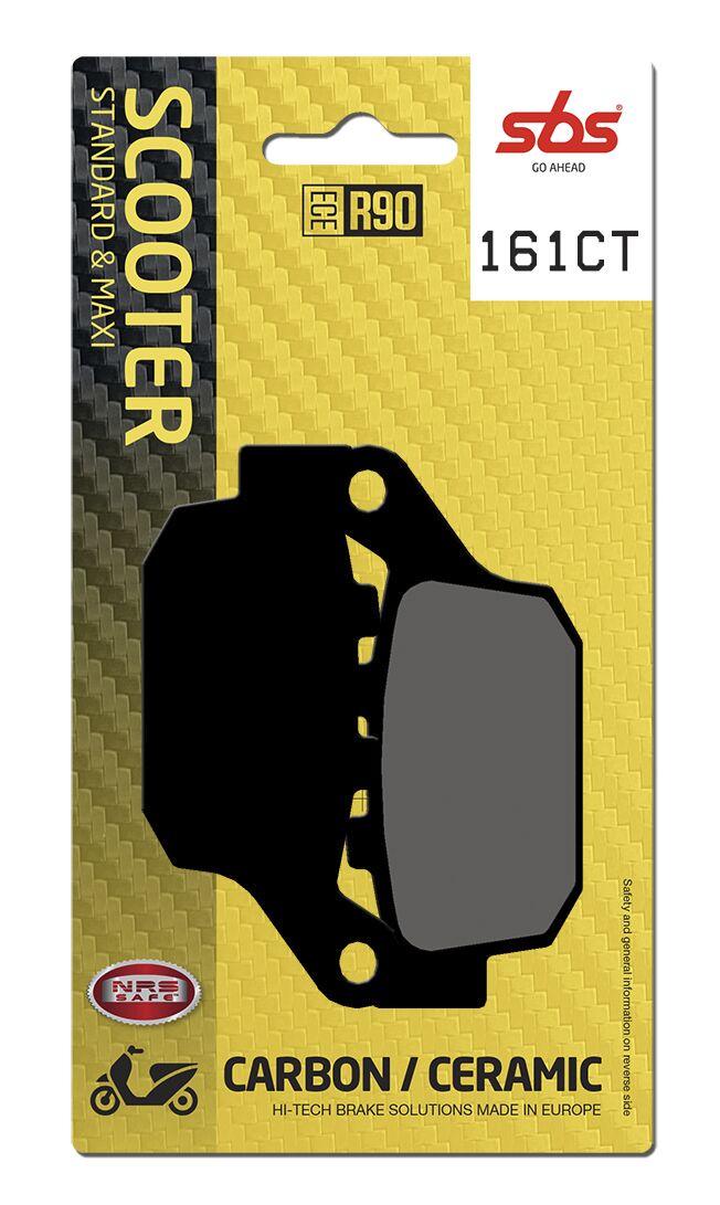161CT - SBS Carbon Tech Organic Rear Brake Pads For Honda FES 125 2003-2006