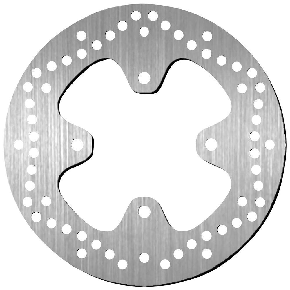 5238 - SBS Standard Round Rear Brake Disc For MBK SkyCruiser 125 2006-2011 - Silver