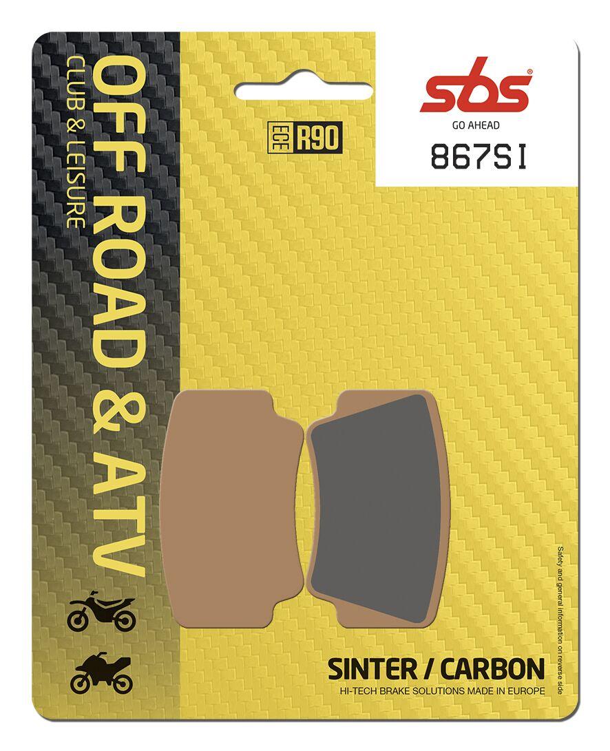 867SI - SBS SI Sintered Rear Brake Pads For KTM SX450 ATV 2008-2010