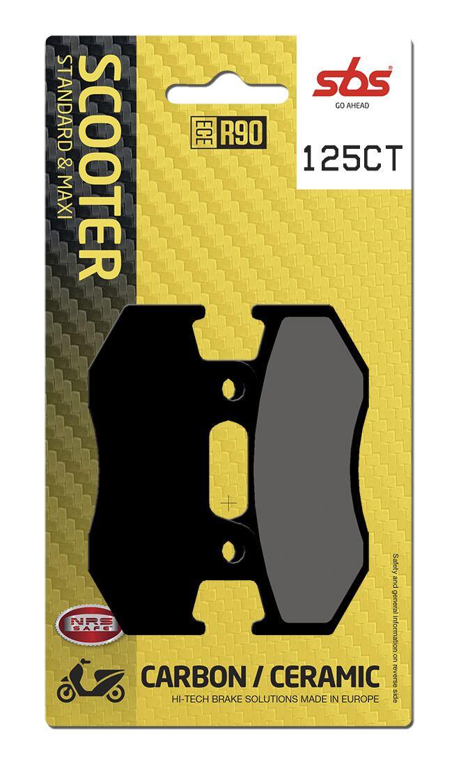 125CT - SBS Carbon Tech Organic Front Brake Pads For Honda CH 125 1998-1999