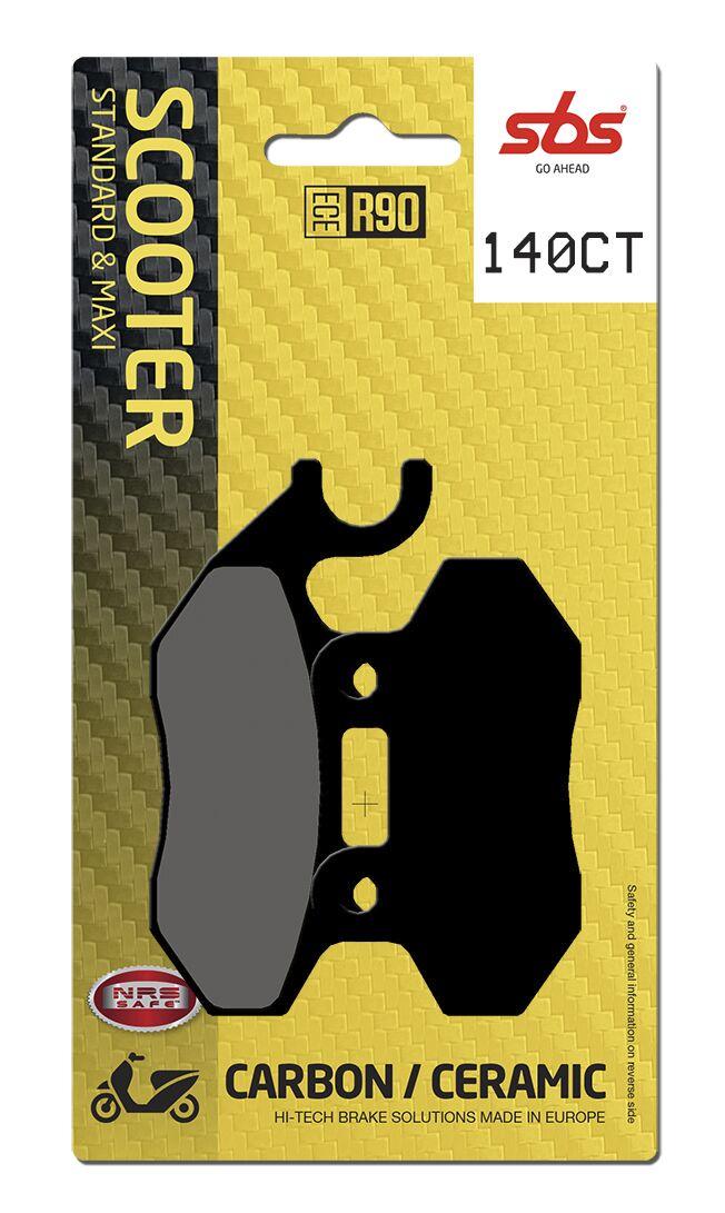 140CT - SBS Carbon Tech Organic Front Brake Pads For Sym Allo 125 2011-2015