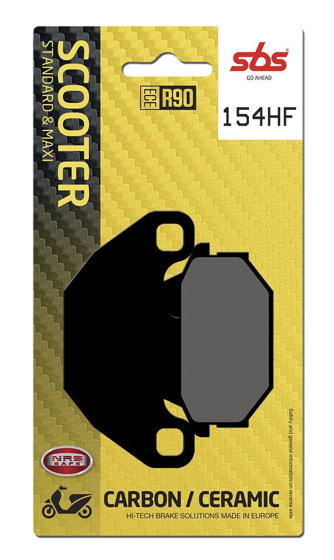 154HF - SBS HF Street Ceramic Organic Front Brake Pads For Kymco Agility City 125 2014-2016