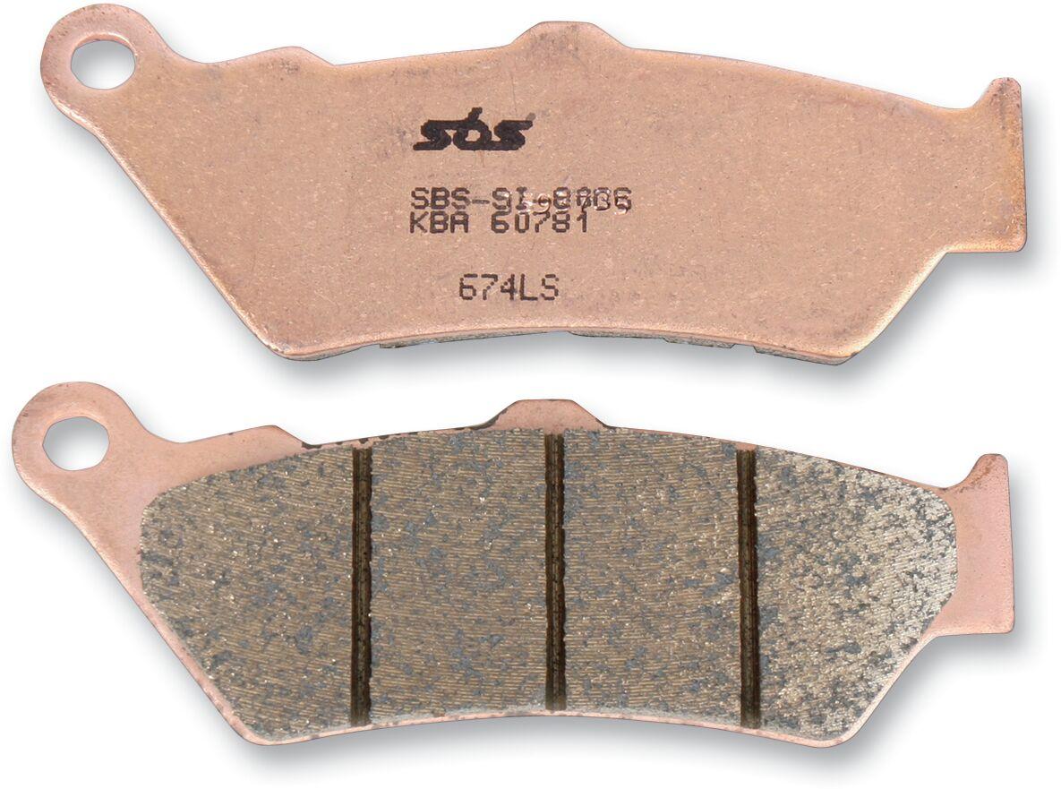 674LS - SBS LS Street Excel Sintered Rear Brake Pads For Husqvarna 701 Enduro 2020