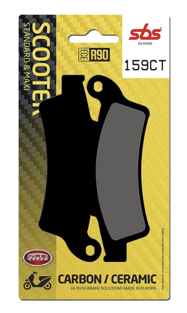Sbs 159Ct - Carbon Tech Organic Front Brake Pads For Aprilia Atlantic 125 2003-2009