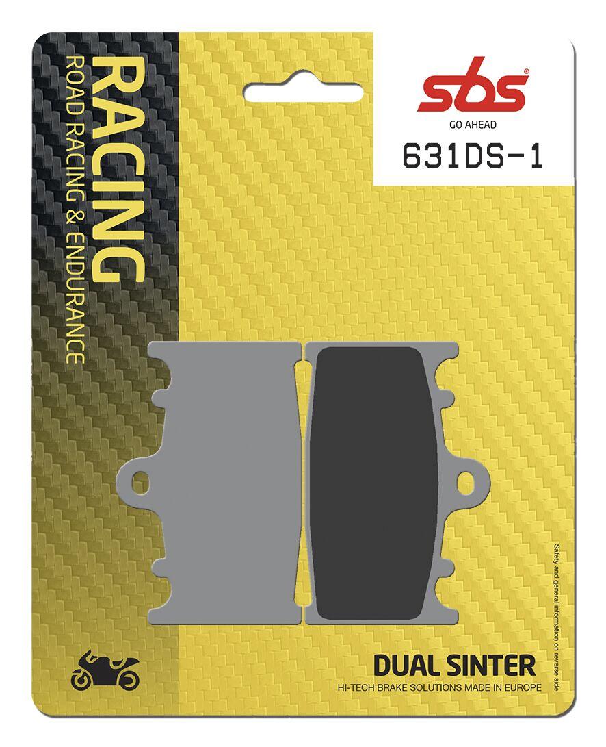 631DS-1 - SBS DS Dual Sintered Front Brake Pads For Suzuki GSX-R 600 1997-2003