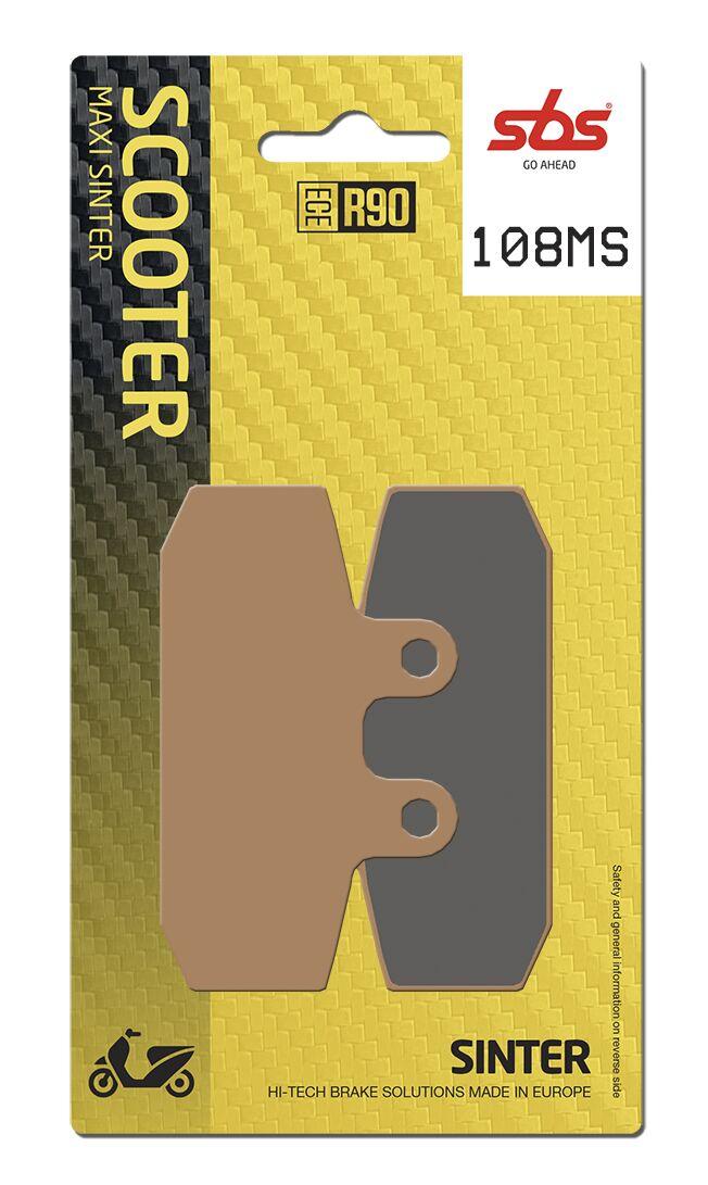Sbs 108Ms - Ms Maxi Sintered Front Left Brake Pads For Aprilia Atlantic 500 2002-2005