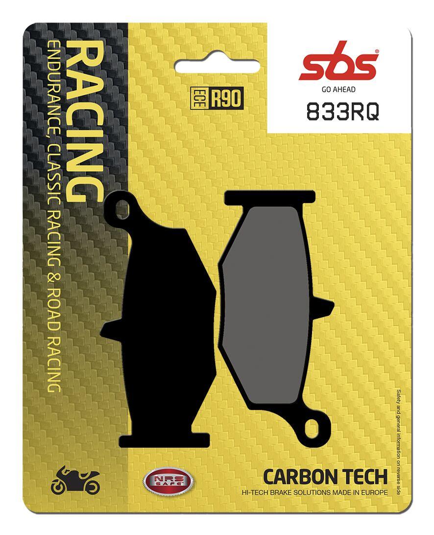 833RQ - SBS RQ Road Racing Carbon Tech Rear Brake Pads For Suzuki DL 1000 2014-2019