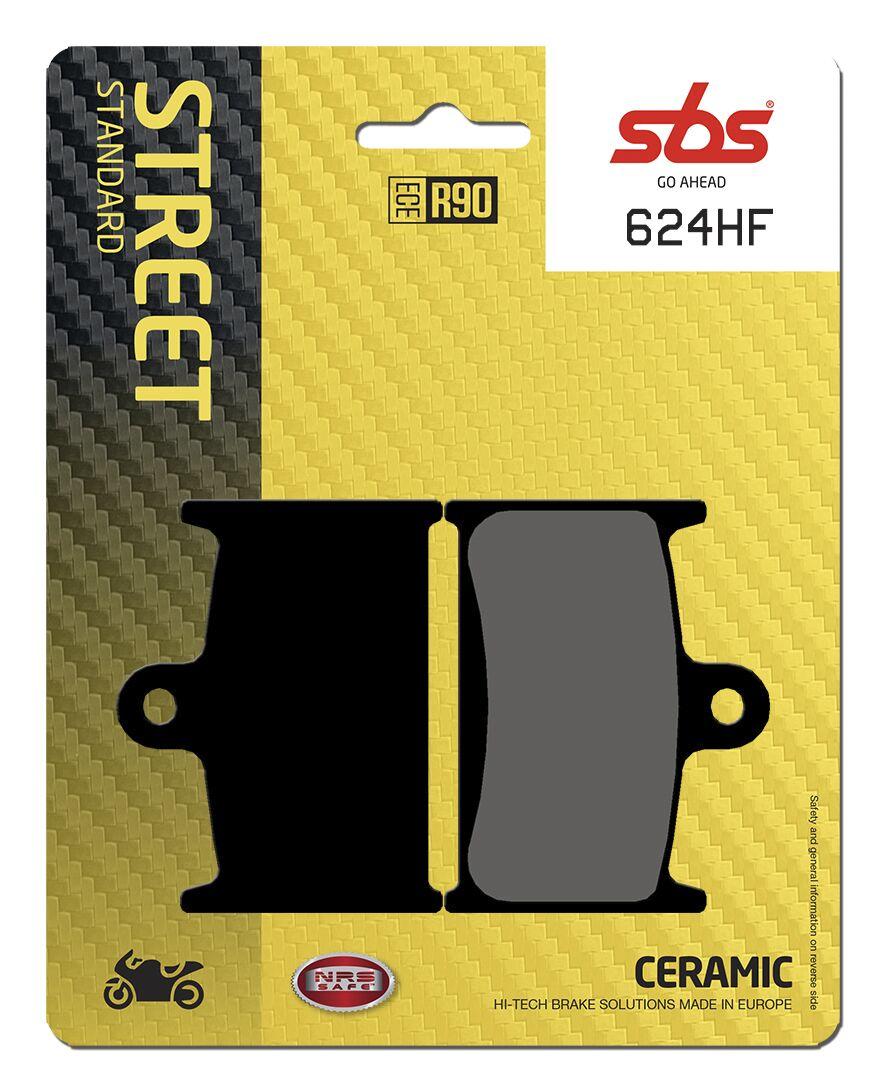 624HF - SBS HF Street Ceramic Organic Front Brake Pads For Triumph Daytona 1000 1992