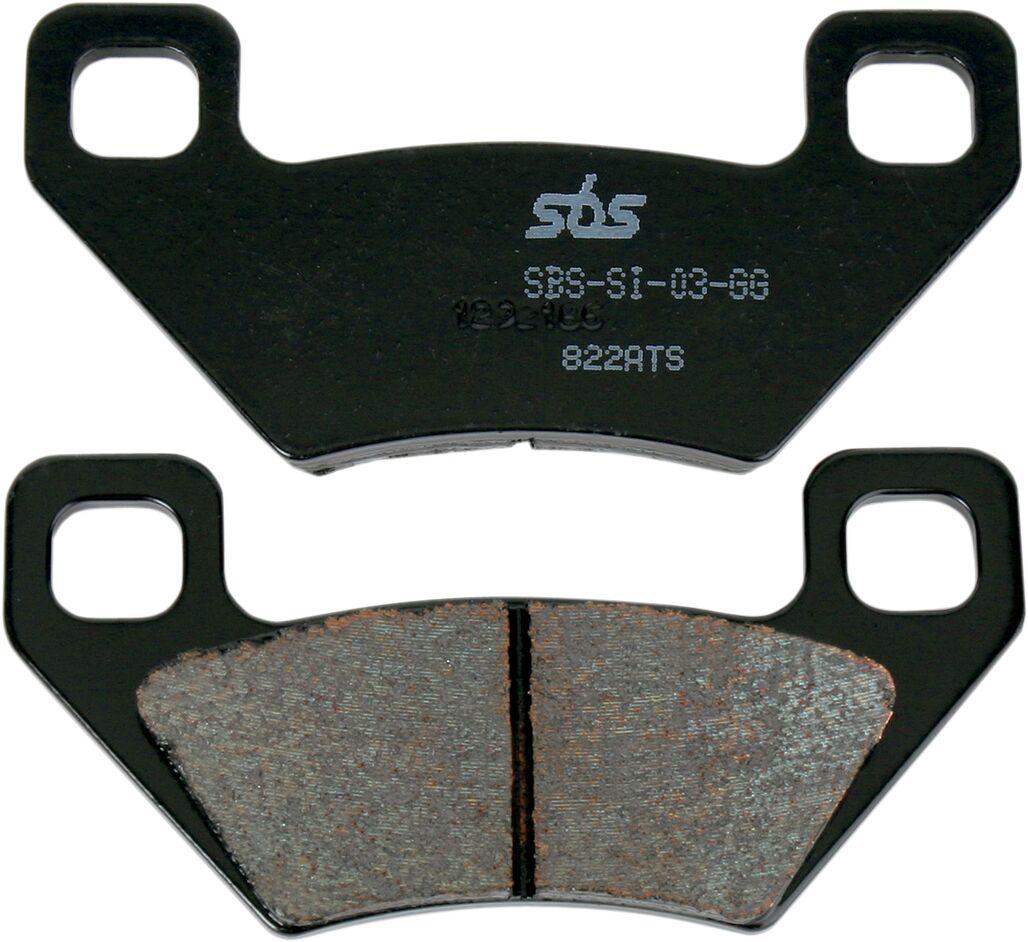 822ATS - SBS ATS All-Terrain Sintered Rear Brake Pads For Arctic Cat Textron 250 2X4 2006