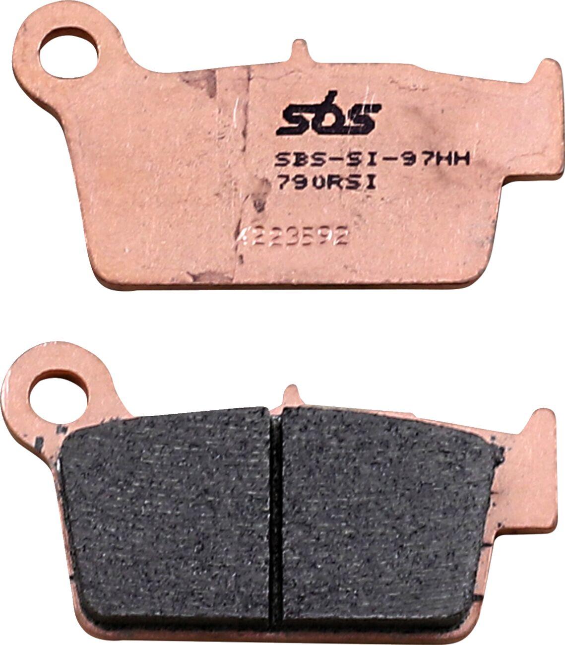 790RSI - SBS RSI Sintered Rear Brake Pads For Sherco 4.5 450I 2005-2008