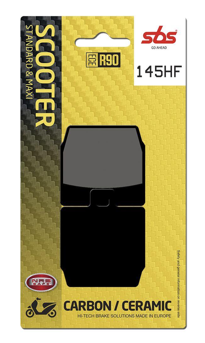145HF - SBS HF Street Ceramic Organic Front Brake Pads For MBK EW 50 2000-2010