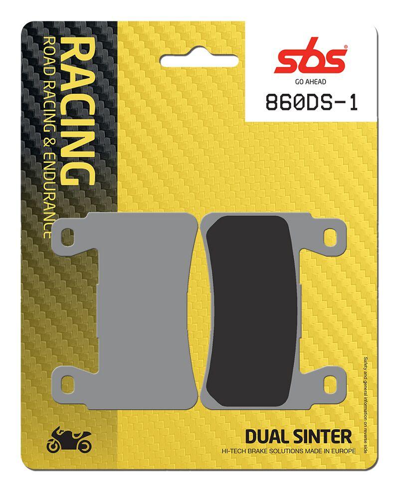 860DS-1 - SBS DS Dual Sintered Front Brake Pads For Harley Davidson XR1200 2008-2010