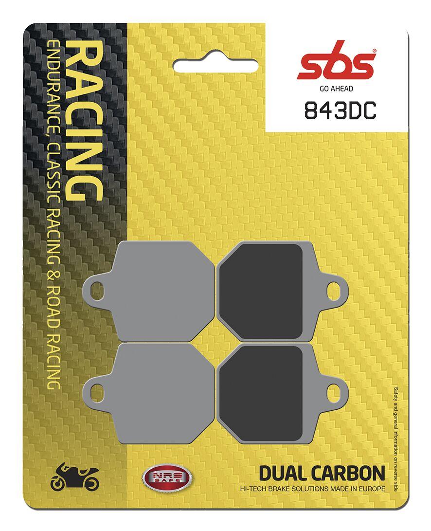 843DC - SBS DC Dual Carbon Front Brake Pads For HM Moto CRM-F 450 X 2007-2012