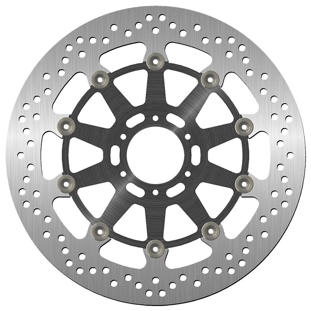 5024A - SBS Stainless Steel Front Brake Disc For Laverda 650 Ghost 1996-1998 - Black/Silver