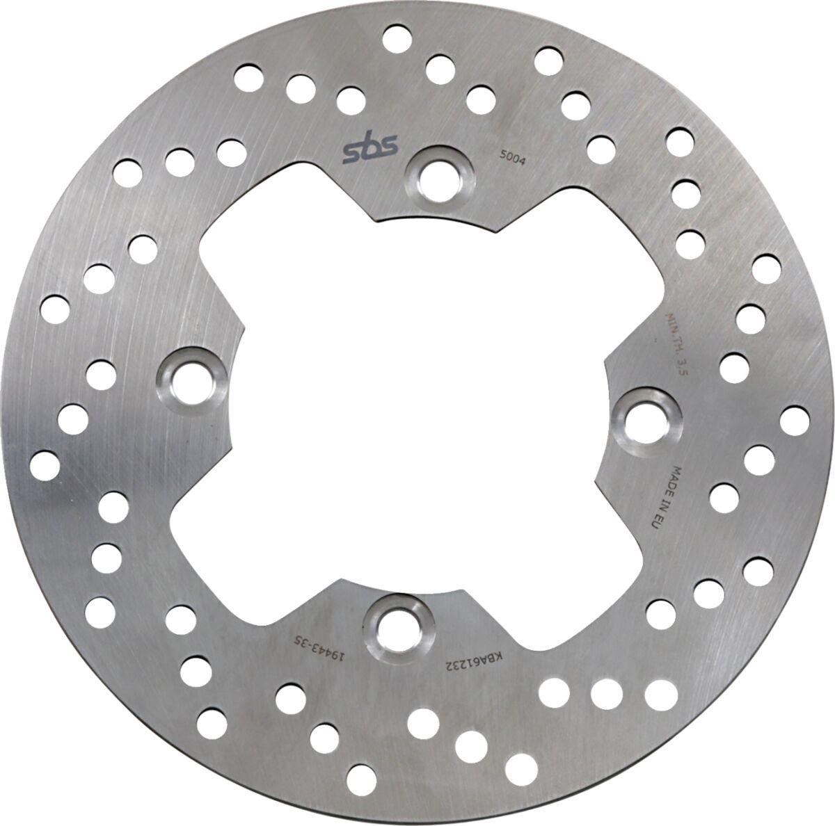 Sbs Silver 5004 - Rear Brake Disc For Kawasaki Er-6F 650 2006-2016