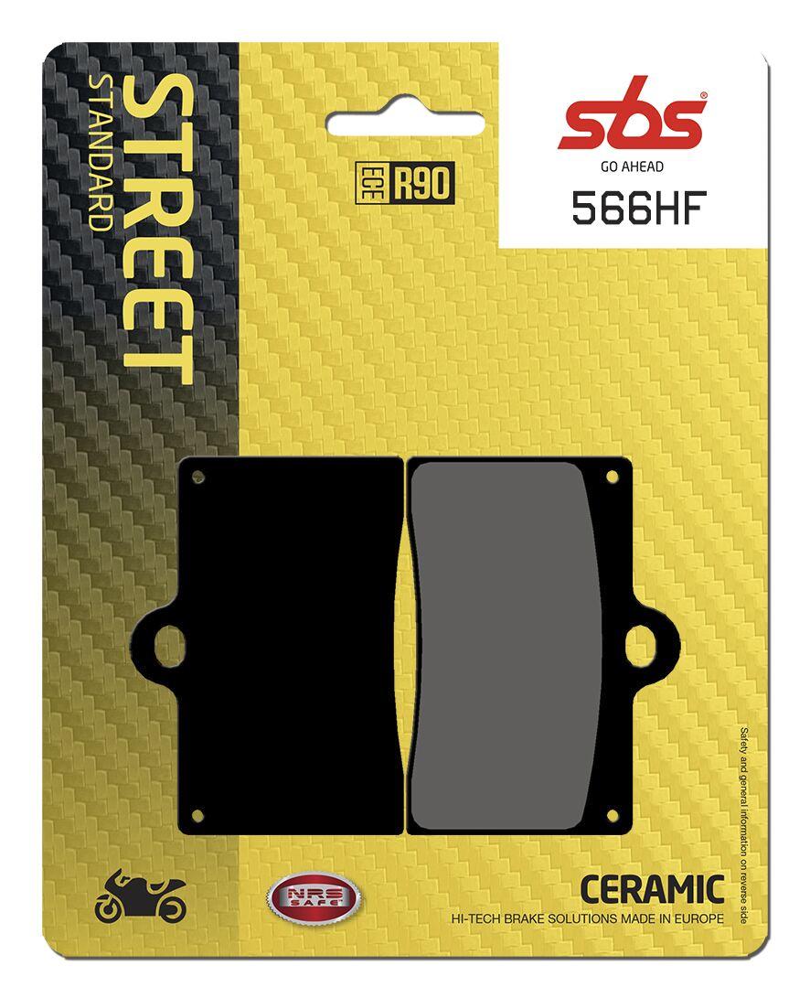 566HF - SBS HF Street Ceramic Organic Front Brake Pads For Laverda 650 1992