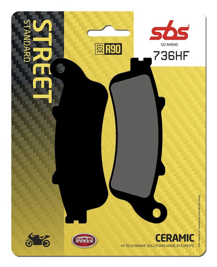 736HF - SBS HF Street Ceramic Organic Rear Brake Pads For Honda CB 1100SF 2000-2003