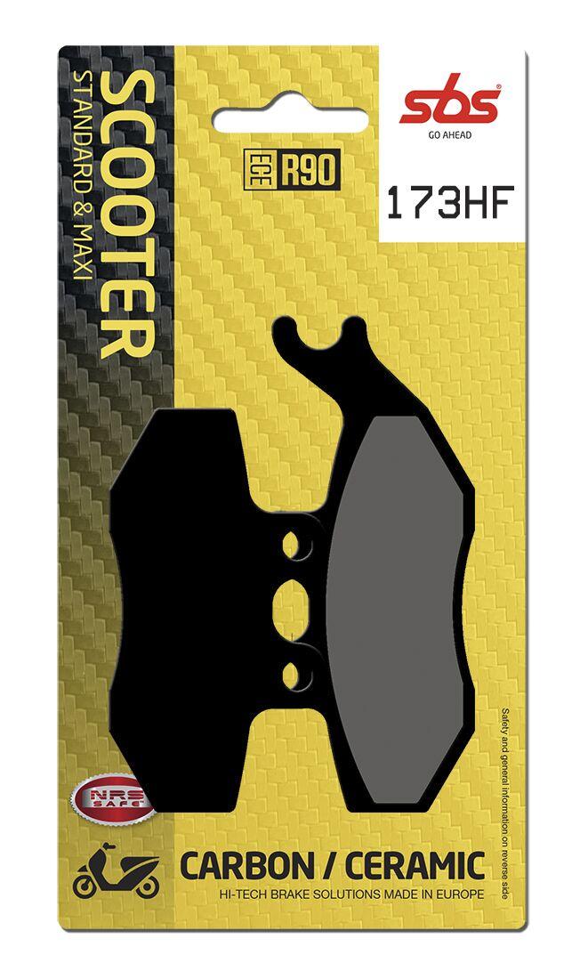 173HF - SBS HF Street Ceramic Organic Front Brake Pads For Rieju NKD 50 2004-2007