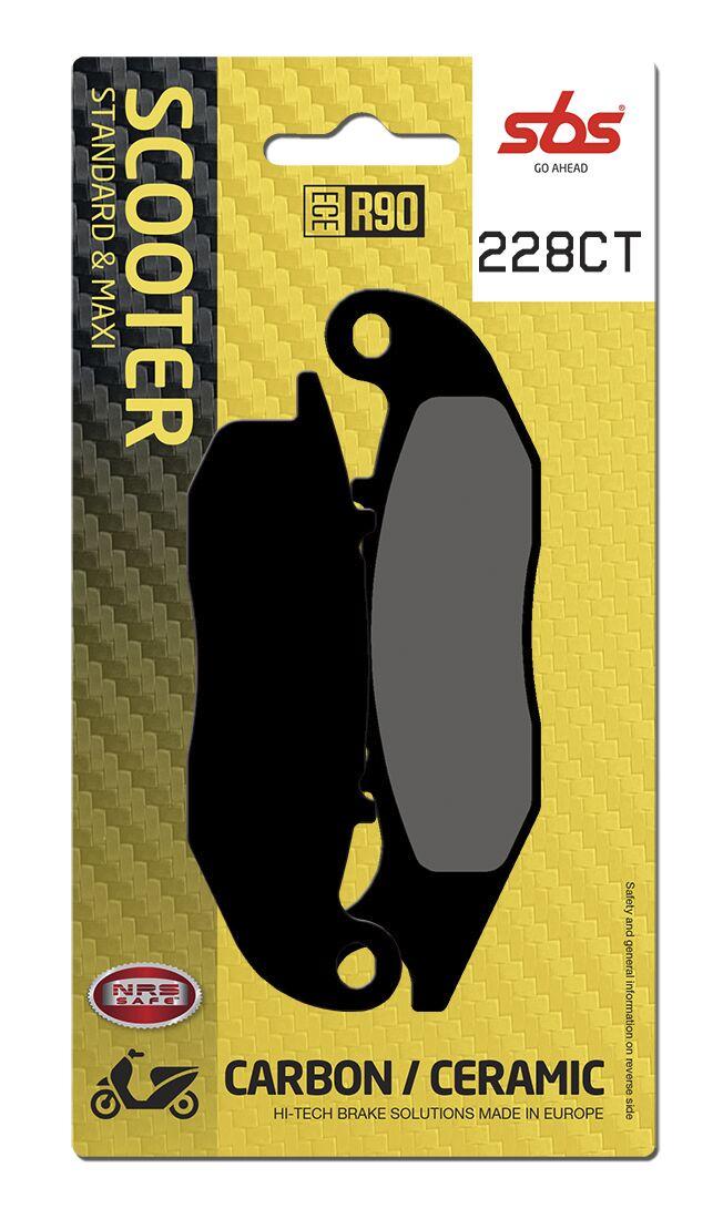 Sbs 228Ct - Carbon Tech Organic Front Brake Pads For Honda Adv 150 2021