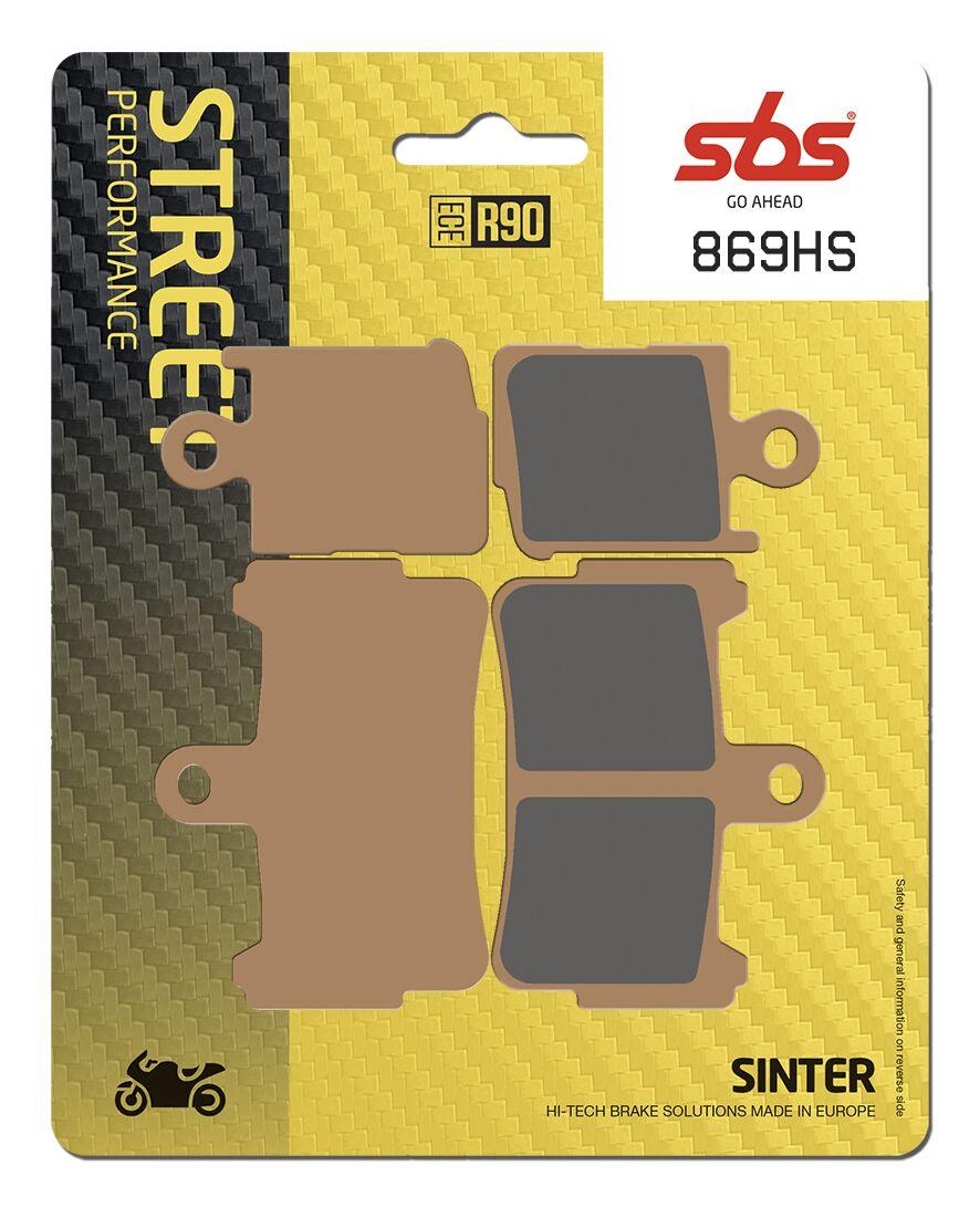 869HS - SBS HS Street Excel Sintered Front Brake Pads For Honda VFR 1200 F 2010-2016