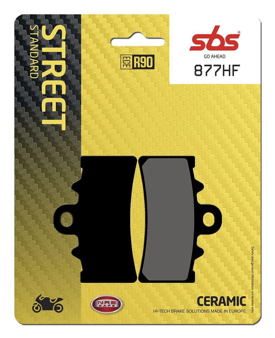 877HF - SBS HF Street Ceramic Organic Front Brake Pads For KTM Adventure 390 2020-2024