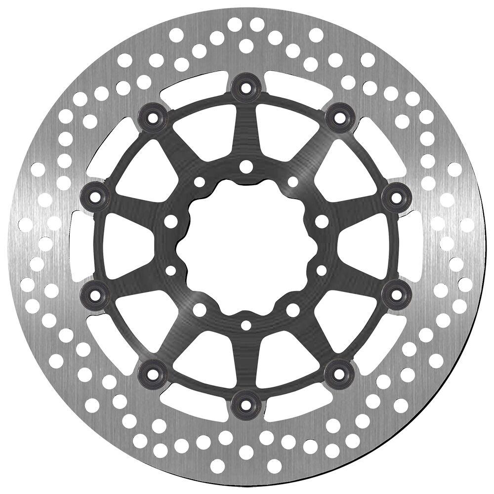 5021 - SBS Stainless Steel Front Brake Disc For Kawasaki ER-6F 650 2006-2008 - Black/Silver